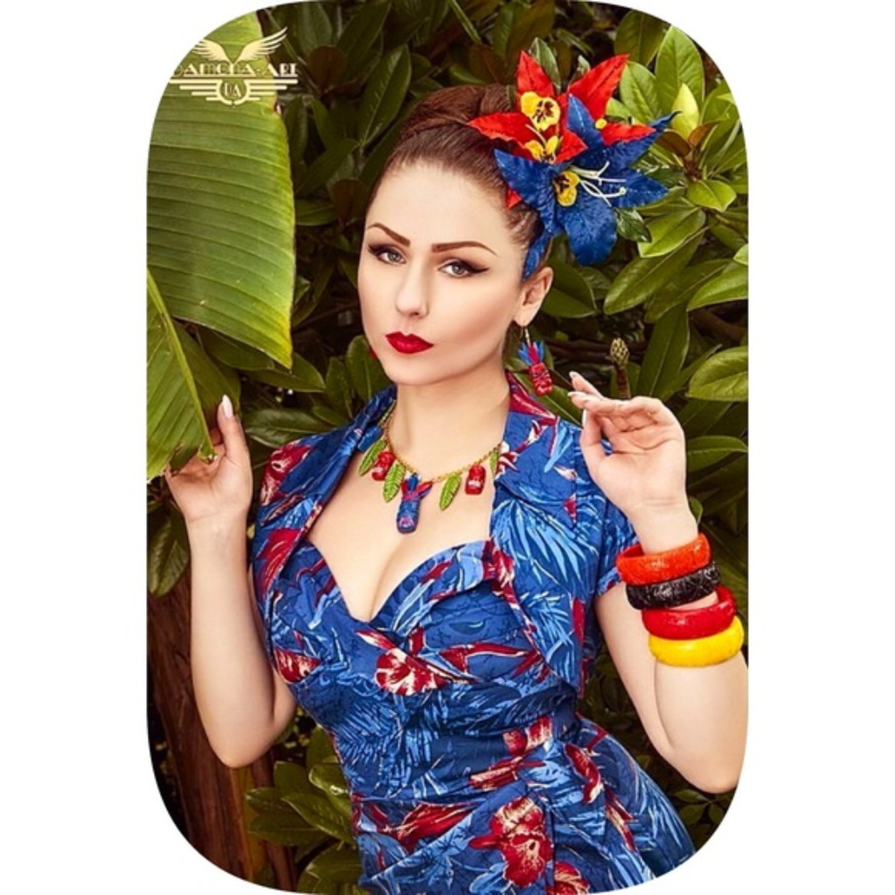 Pinup Girl/Deadly Dames Mailbu tiki bolero